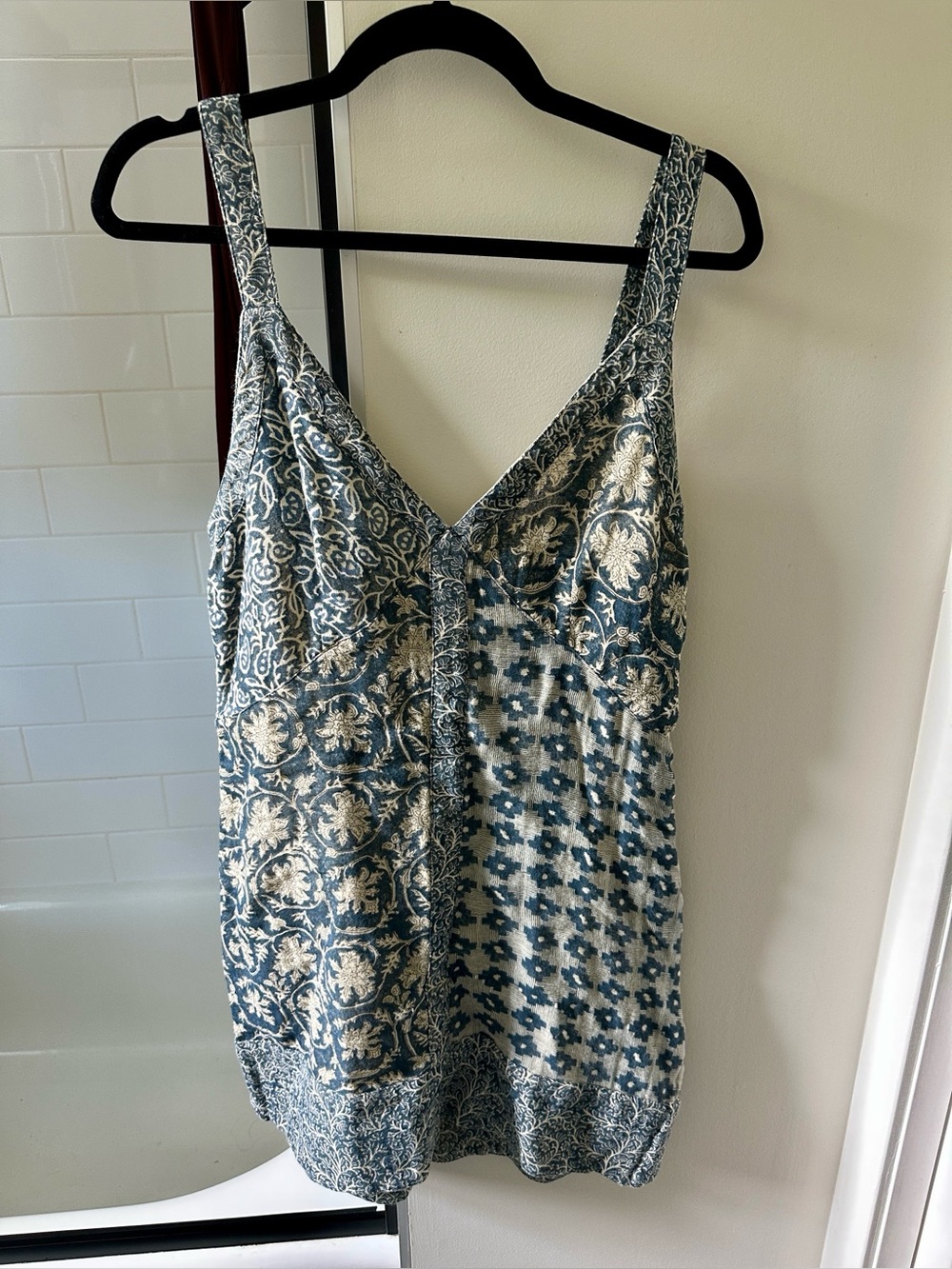 Faherty Annabelle Patchwork Dress